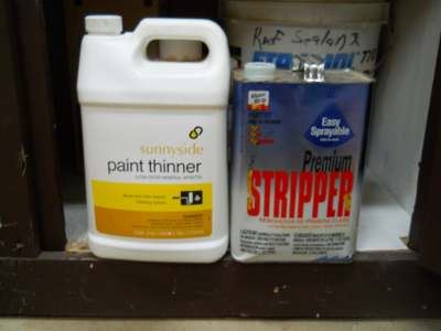 Examples of Paint Thinner and Stripper